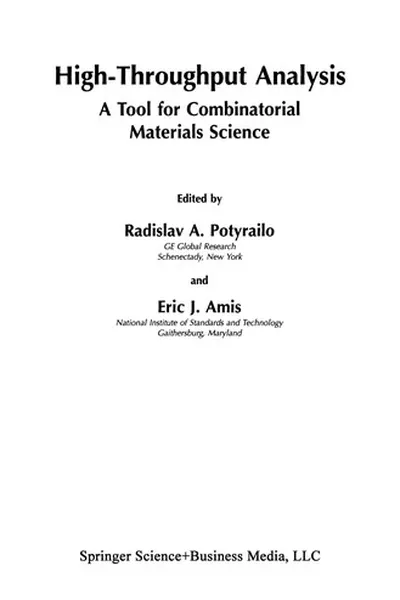 Cover of High-Throughput Analysis
