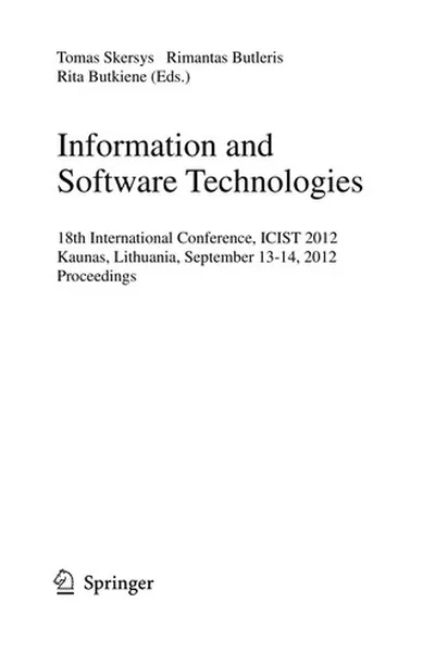 Capa de Information and Software Technologies