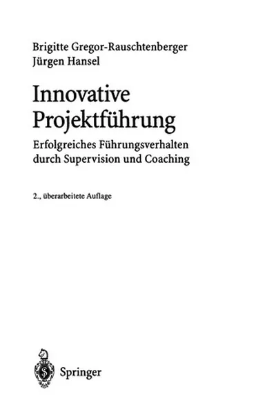 Capa de Innovative Projektführung