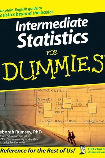 Capa de Intermediate statistics for dummies