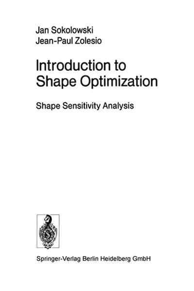 Capa de Introduction to Shape Optimization