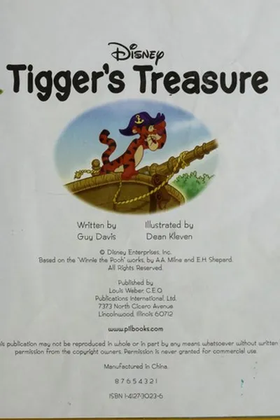 Capa de Tigger's treasure