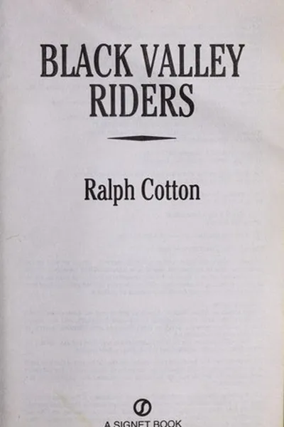 Capa de Black Valley Riders