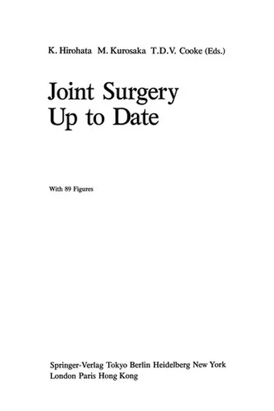 Capa de Joint Surgery Up to Date