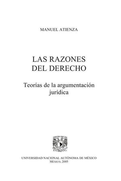 Capa de Las razones del Derecho