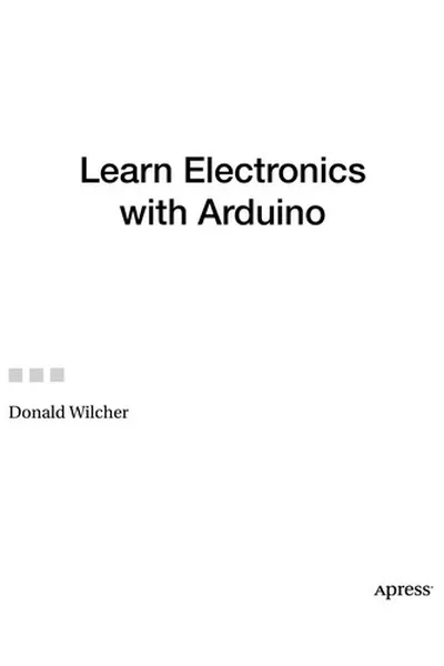 Capa de Learn Electronics with Arduino