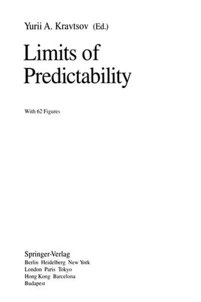 Capa de Limits of Predictability