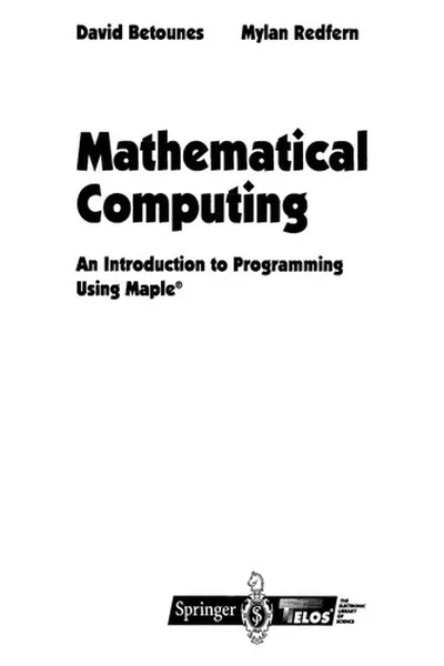 Capa de Mathematical Computing