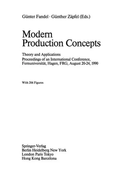 Capa de Modern Production Concepts