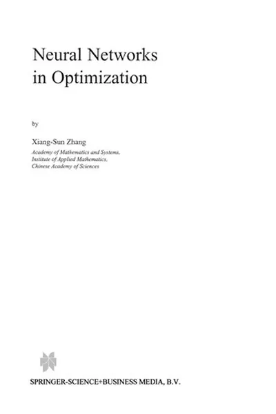 Capa de Neural Networks in Optimization