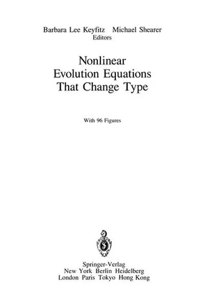 Capa de Nonlinear Evolution Equations That Change Type