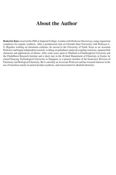 Capa de Organic synthesis using transition metals