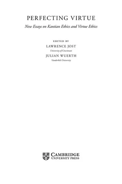 Capa de Perfecting virtue