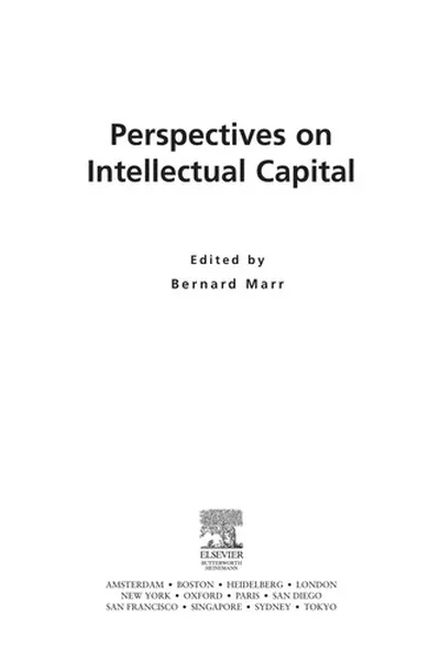Capa de Perspectives on intellectual capital