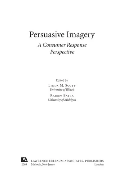 Capa de Persuasive imagery