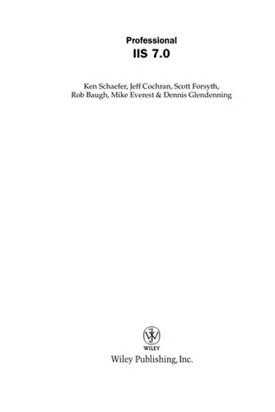 Capa de Professional IIS 7