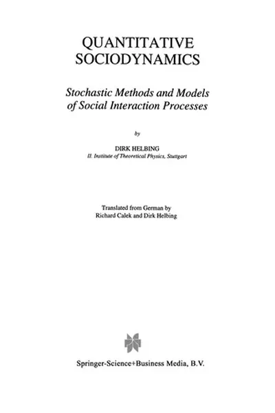 Capa de Quantitative Sociodynamics