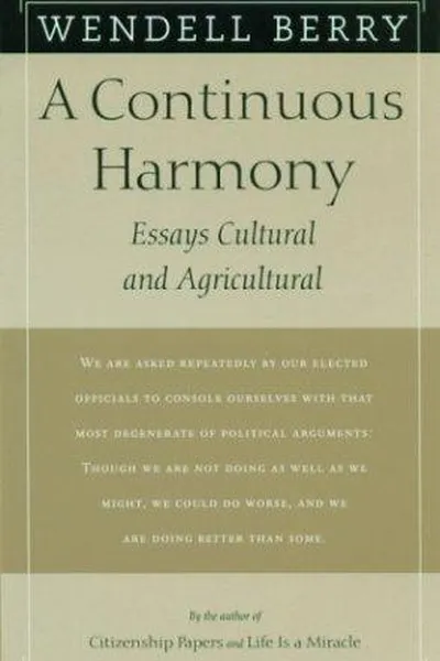 Cover of A continuous harmony