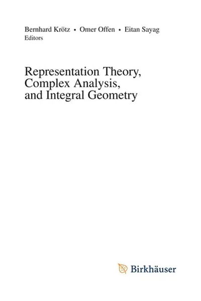 Capa de Representation Theory, Complex Analysis, and Integral Geometry