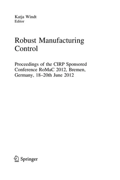 Capa de Robust Manufacturing Control
