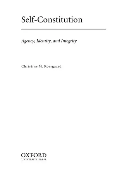 Capa de Self-constitution