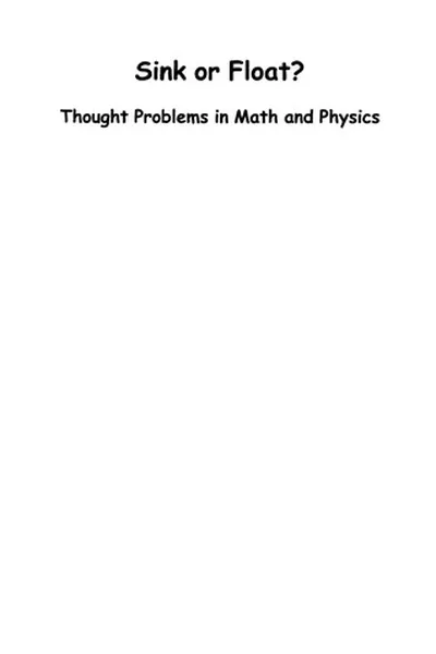 Capa de Sink or float?