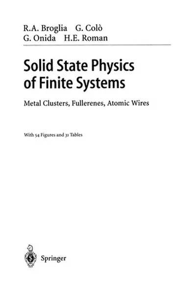 Capa de Solid State Physics of Finite Systems