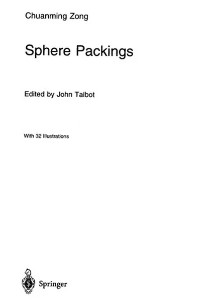 Capa de Sphere packings