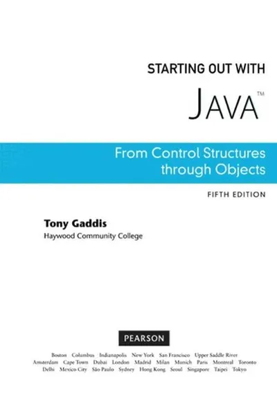 Capa de Starting out with Java