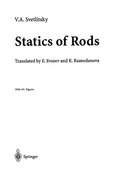 Capa de Statics of Rods