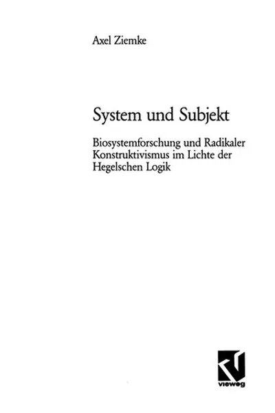 Capa de System und Subjekt