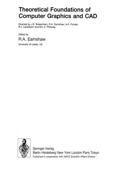 Capa de Theoretical Foundations of Computer Graphics and CAD