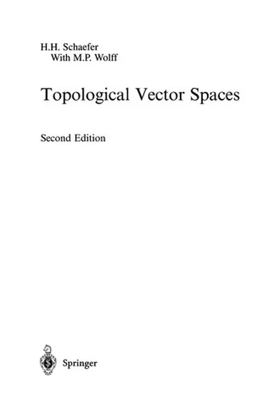 Capa de Topological Vector Spaces