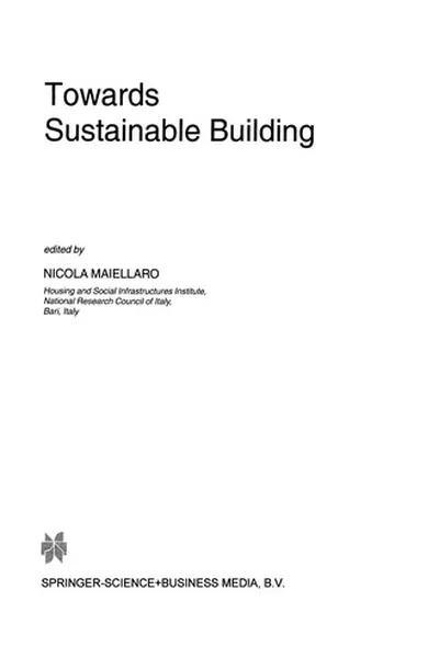 Capa de Towards Sustainable Building