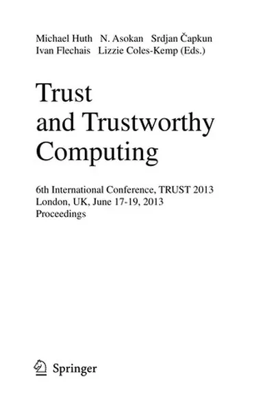 Capa de Trust and Trustworthy Computing