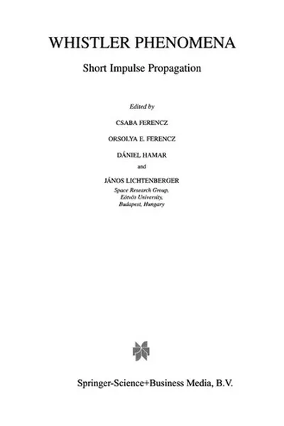 Cover of Whistler Phenomena