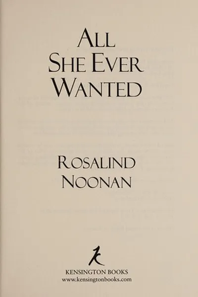 Capa de All she ever wanted