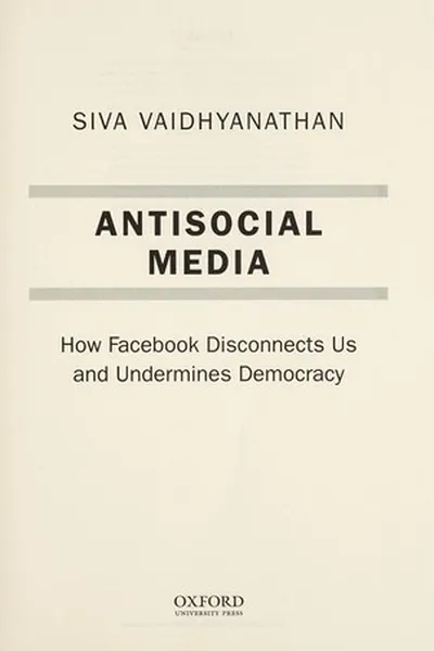 Capa de Antisocial media