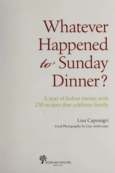 Capa de Whatever happened to Sunday dinner?