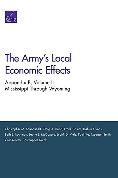 Capa de The Army's Local Economic Effects : Appendix B