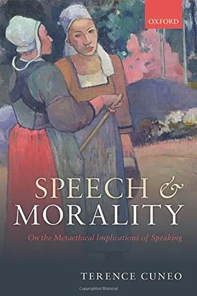 Capa de Speech and Morality