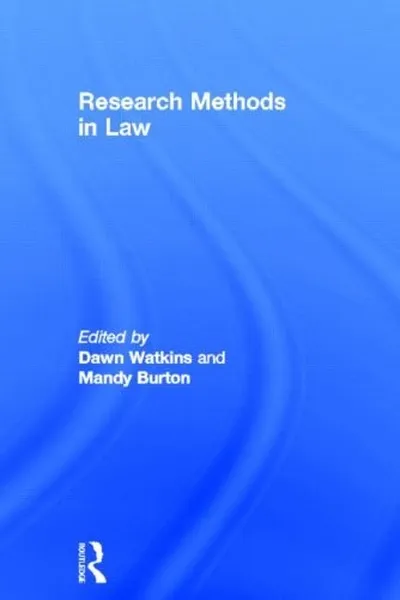 Capa de Research Methods in Law