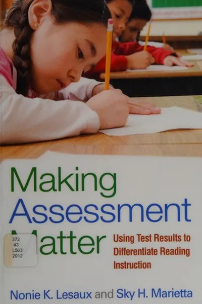 Capa de Making assessment matter