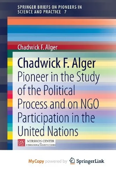 Capa de Chadwick F. Alger