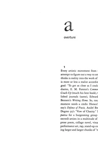 Capa de Reality hunger