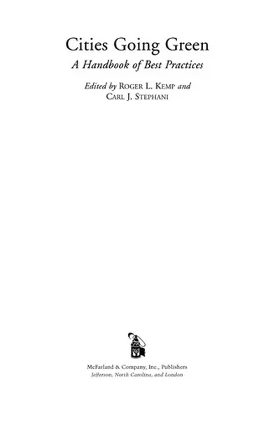 Capa de Cities going green