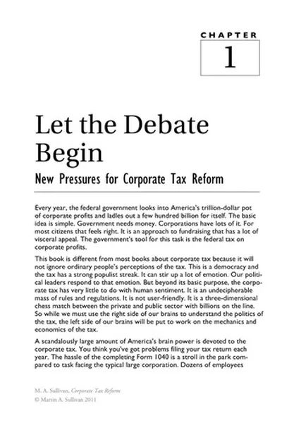 Capa de Corporate Tax reform