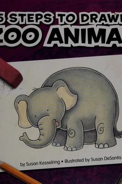 Capa de 5 steps to drawing zoo animals