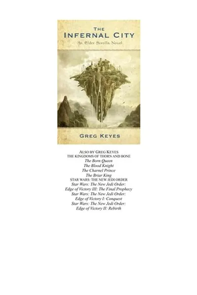 Capa de The infernal city