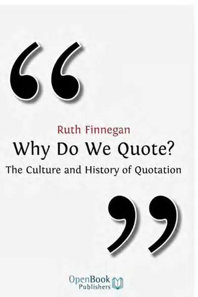 Capa de Why do we quote